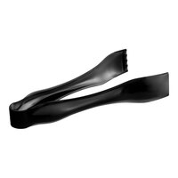 Sabert UBK72STNG 6 1/4" Black Disposable Plastic Tongs - 72/Case