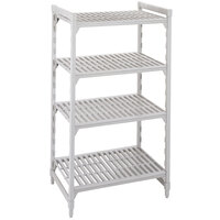 Cambro CPU215464V4480 Camshelving® Premium Shelving Unit with 4 Vented Shelves 21" x 54" x 64"