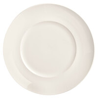 Libbey BW-5211 Basics 11 3/8" Bright White Porcelain Coupe Plate - 12/Case