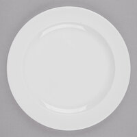 Libbey BW-1111 Basics 7" Bright White Medium Rim Porcelain Plate - 36/Case