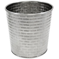 Tablecraft GTSS31 Brickhouse Collection 13 oz. Stainless Steel Round Fry Cup