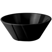 Tablecraft CW1449BK 1 Qt. Black Round Cast Aluminum Serving Bowl