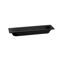 Tablecraft CW330BK 20 3/4" x 6 3/8" x 2 1/2" Black Half Size Long Cast Aluminum Food Pan