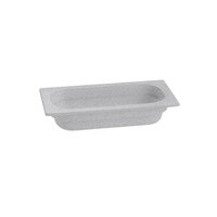 Tablecraft CW350GR 12 3/4" x 6 7/8" x 4" Granite 1/3 Size Deep Cast Aluminum Food Pan