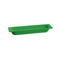 Tablecraft CW330GN 20 3/4" x 6 3/8" x 2 1/2" Green Half Size Long Cast Aluminum Food Pan