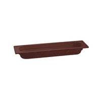 Tablecraft CW330MRS 20 3/4" x 6 3/8" x 2 1/2" Maroon Speckle Half Size Long Cast Aluminum Food Pan