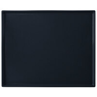 Tablecraft CW2112MBS 12 7/8" x 10 1/2" x 3/8" Midnight with Blue Speckle Cast Aluminum Rectangular Cooling Platter