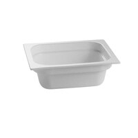 Tablecraft CW320N 12 3/4" x 10 3/8" x 4" Natural Half Size Deep Cast Aluminum Food Pan