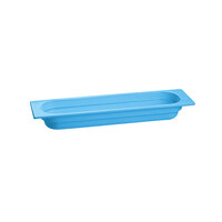 Tablecraft CW330SBL 20 3/4" x 6 3/8" x 2 1/2" Sky Blue Half Size Long Cast Aluminum Food Pan