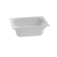 Tablecraft CW320GR 12 3/4" x 10 3/8" x 4" Granite Half Size Deep Cast Aluminum Food Pan