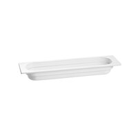 Tablecraft CW330W 20 3/4" x 6 3/8" x 2 1/2" White Half Size Long Cast Aluminum Food Pan