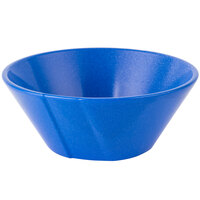 Tablecraft CW1449BS 1 Qt. Blue Speckle Round Cast Aluminum Serving Bowl