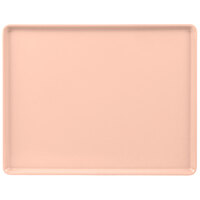 Cambro 1418D106 14" x 18" Light Peach Dietary Tray - 12/Case