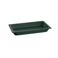 Tablecraft CW300HGN 20 3/4" x 12 3/4" x 2 1/2" Hunter Green Full Size Cast Aluminum Food Pan