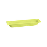 Tablecraft CW330LG 20 3/4" x 6 3/8" x 2 1/2" Lime Green Half Size Long Cast Aluminum Food Pan