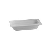 Tablecraft CW340N 12 3/4" x 6 7/8" x 2 1/2" Natural 1/3 Size Cast Aluminum Food Pan