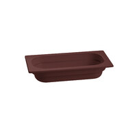 Tablecraft CW340BR 12 3/4" x 6 7/8" x 2 1/2" Brown 1/3 Size Cast Aluminum Food Pan