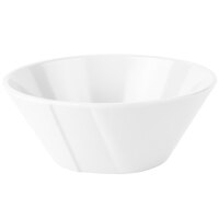 Tablecraft CW1449W 1 Qt. White Round Cast Aluminum Serving Bowl