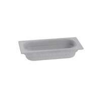 Tablecraft CW340GR 12 3/4" x 6 7/8" x 2 1/2" Granite 1/3 Size Cast Aluminum Food Pan