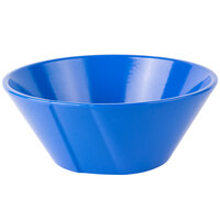 Tablecraft CW1449CBL 1 Qt. Cobalt Blue Round Cast Aluminum Serving Bowl