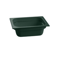 Tablecraft CW320HGN 12 3/4" x 10 3/8" x 4" Hunter Green Half Size Deep Cast Aluminum Food Pan