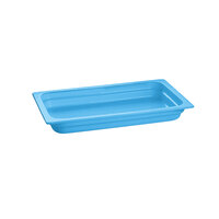 Tablecraft CW300SBL 20 3/4" x 12 3/4" x 2 1/2" Sky Blue Full Size Cast Aluminum Food Pan