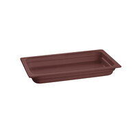 Tablecraft CW300BR 20 3/4" x 12 3/4" x 2 1/2" Brown Full Size Cast Aluminum Food Pan