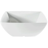 Thunder Group 69003WT Classic White 2 1/2 oz. Square Melamine Bowl   - 12/Pack