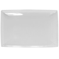 Thunder Group 47128WT Classic White 12 1/2" x 8" Rectangular Melamine Tray - 12/Pack