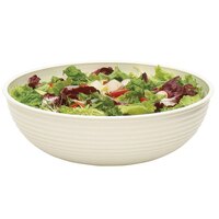 Cambro RSB18CW148 20.2 Qt. White Camwear Round Ribbed Bowl