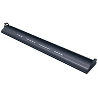Hatco HL5-54 Glo-Rite 54" Bold Black Curved Display Light with Warm Lighting - 14W, 120V
