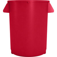 Carlisle 84102005 Bronco 20 Gallon Red Round Trash Can