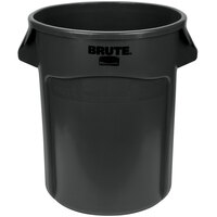 Rubbermaid 1779734 BRUTE 20 Gallon Black Executive Round Trash Can