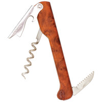 Franmara 2011B Capitano Waiter's Corkscrew with Designer Series Burlwood Decal Handle