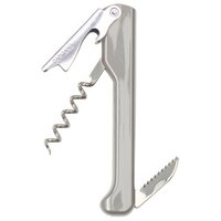 Franmara 2015-67 Capitano Customizable Waiter's Corkscrew with Silver Cloud Radiant Handle