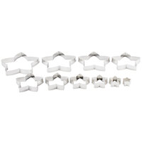 Ateco 7808 10-Piece Stainless Steel Star Cutter Set