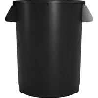 Carlisle 84102003 Bronco 20 Gallon Black Round Trash Can