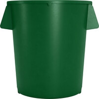 Carlisle 84104409 Bronco 44 Gallon Green Round Trash Can