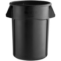 Rubbermaid FG264360BLA BRUTE 44 Gallon Black Executive Round Trash Can