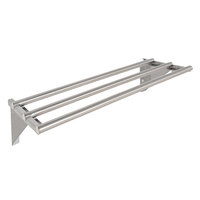 Eagle Group TSL-HT2 33" x 10 1/2" Stainless Steel Tubular Tray Slide with Stationary Brackets