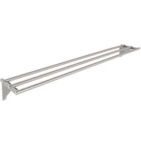 Eagle Group TSL-HT4 63 1/2" x 10 1/2" Stainless Steel Tubular Tray Slide with Stationary Brackets