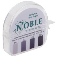 Noble Chemical CM-240 Chlorine Test Paper Dispenser - 10-200ppm