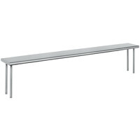 Eagle Group OS-HT4 Stainless Steel Single Deck Overshelf - 63 1/2" x 10"