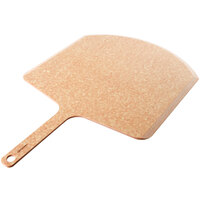 Epicurean Natural 18" x 27" Richlite Wood Fiber Commercial Pizza Peel with 9" Handle 407-271801