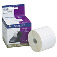 Seiko Instruments SLPDRL 2 1/8" x 2 3/4" White Self-Adhesive Printable Name Badge Label - 320/Box