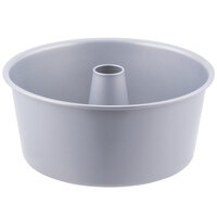 Wilton 191003217 Recipe Right 9 3/8" 2-Piece Steel Angel Food Cake Pan with Removable Bottom - 4 1/8" Deep