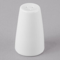 Schonwald 9304010 Character 2 3/8" Continental White Porcelain Salt Shaker   - 24/Case