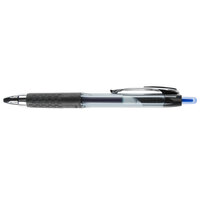 Uni-Ball 1921064 Signo 207 Blue Ink with Blue Translucent Barrel 0.7mm Retractable Roller Ball Gel Pen - 36/Box