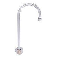 Fisher 3915 Backsplash Mounted Faucet with 5 1/2" Swivel Gooseneck Nozzle and 2.2 GPM Aerator