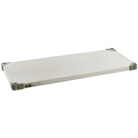 Metro 14" Wide Autoclave Stainless Steel Solid Shelf